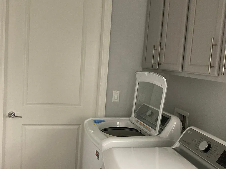 Laundry on the first floor
