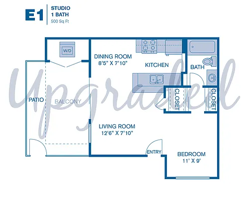 Floor plan E1UPGRADE