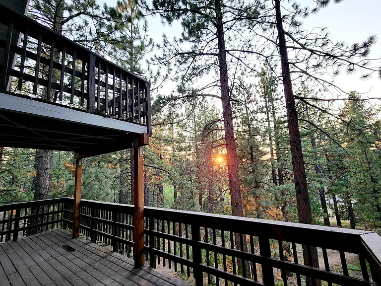 Sunset Back Deck view