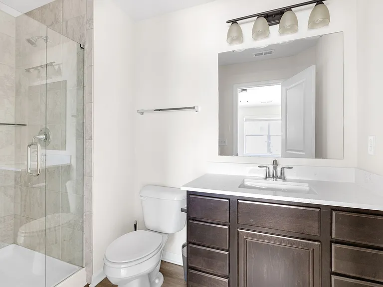 Ensuite bath with full shower!