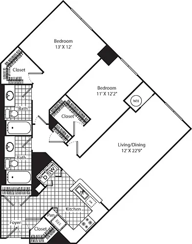 Floor plan D3
