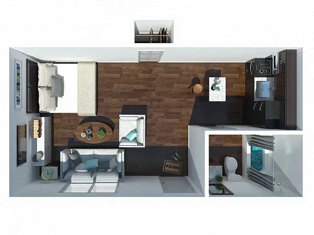 Floor plan Mini Studio
