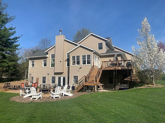 Back view of house