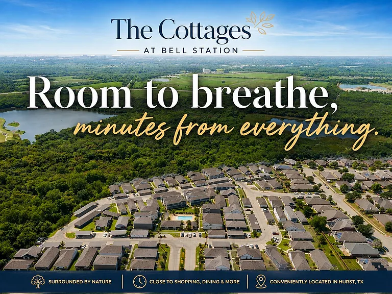 The Cottages at Bell Station Aerial View