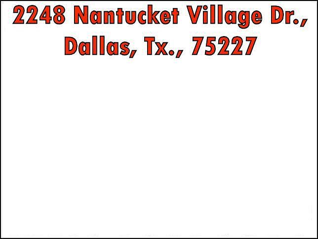2248 Nantucket Village Dr, Dallas, TX 75227