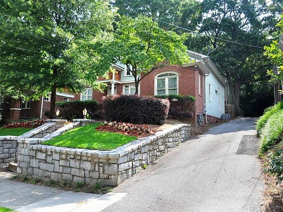 Front of attached property