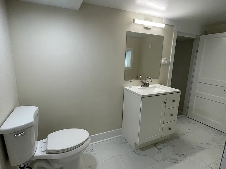 Lower level full bathroom