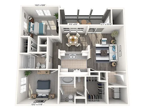 Floor plan B2