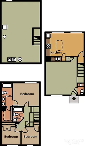 Floor plan Morgan w/ Finished Basement