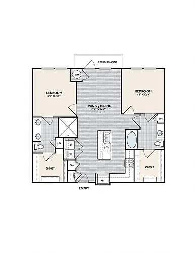 Floor plan B2A