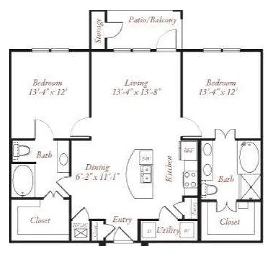 Floor plan B2