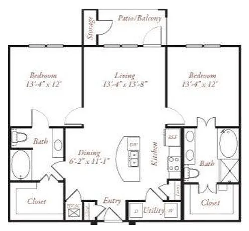 Floor plan B2
