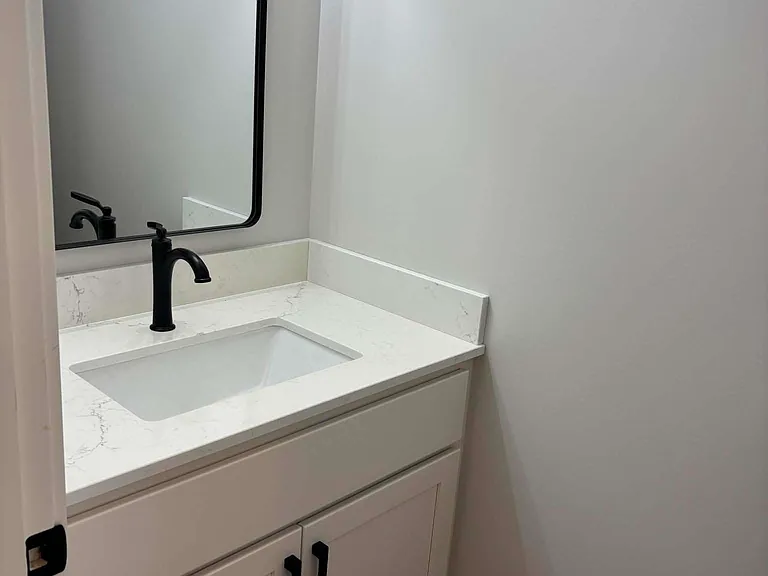 Main floor half bath
