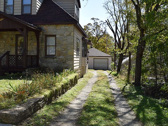 Driveway from street. 