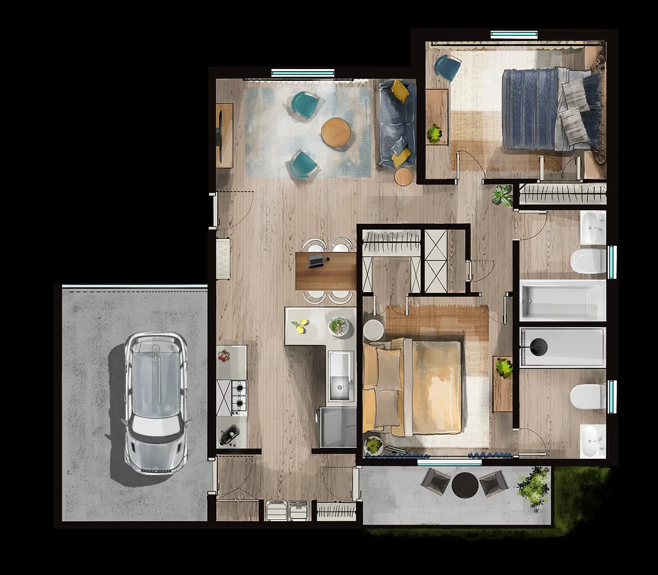 2 bed, $4,649 — Photo 3