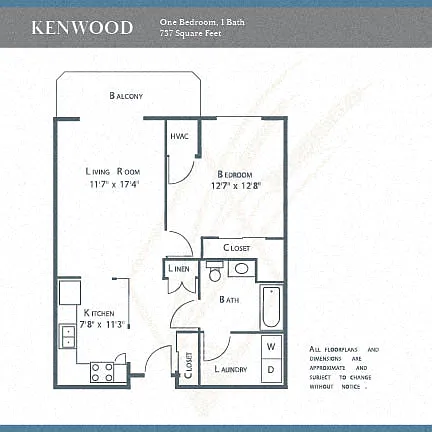 Floor plan Kenwood - ACC