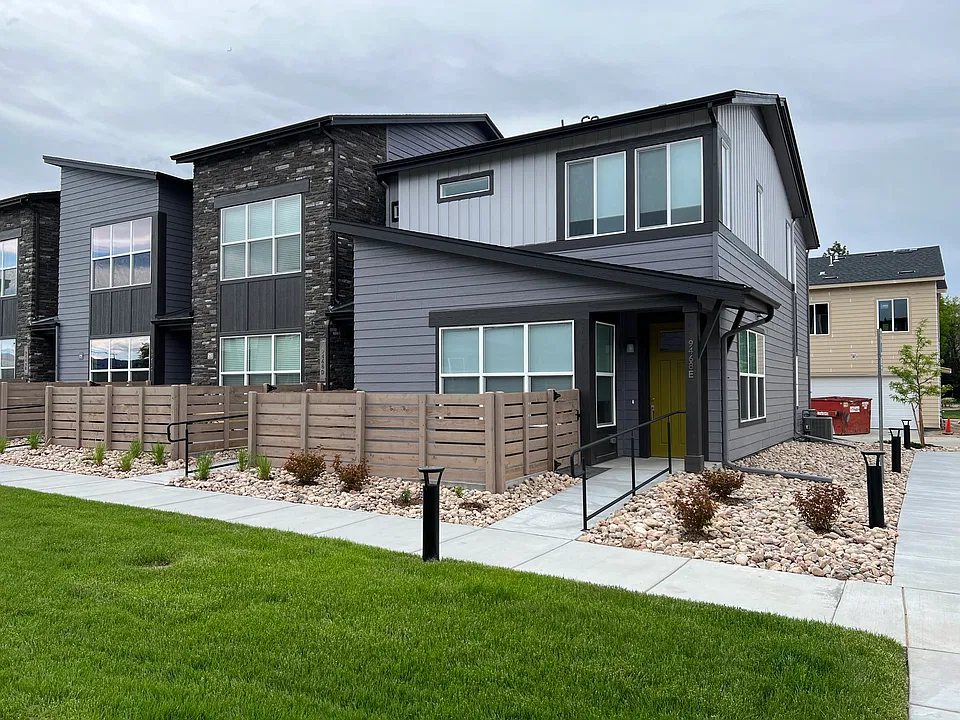 Entry way to the brand new townhome