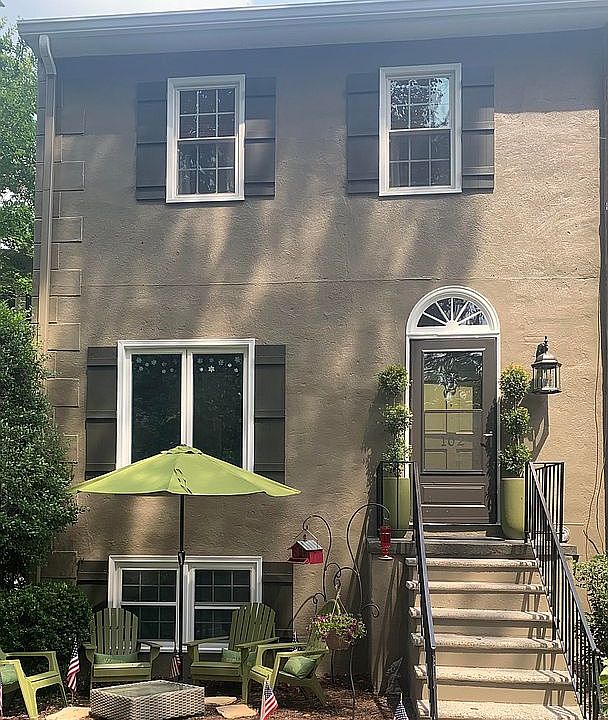Front view of home near pool
