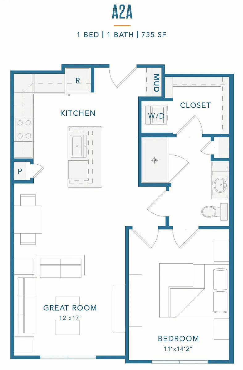 Floor plan A2A