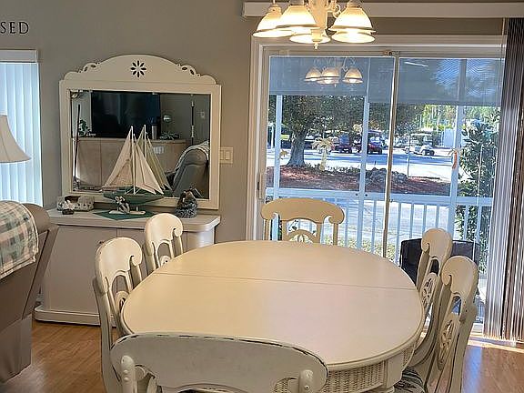Open dining area