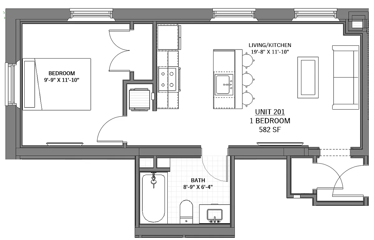 Floor plan 201
