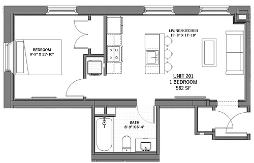 Floor plan 201