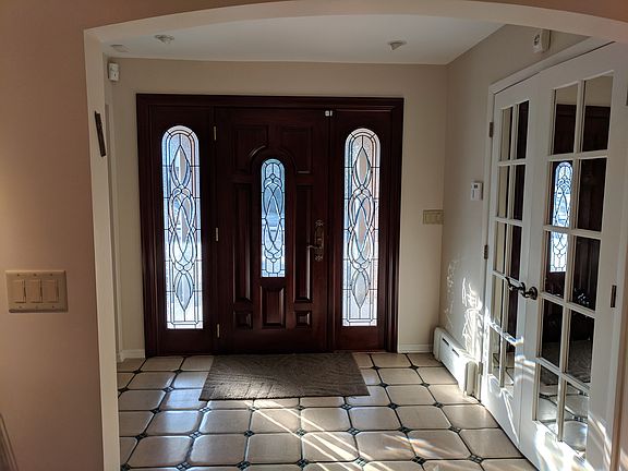 Front entrance with closet