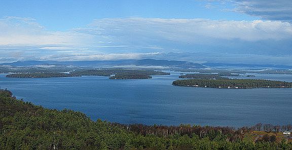 Amazing 180 degrees all of lake winny