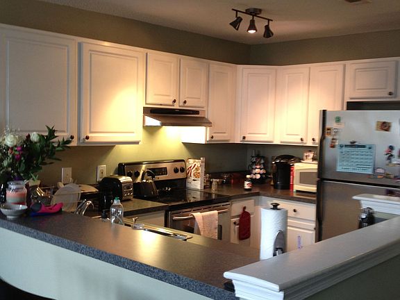 New cabinets & counters