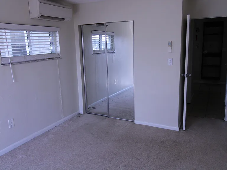 Upgraded Closed With Sliding Mirror door.