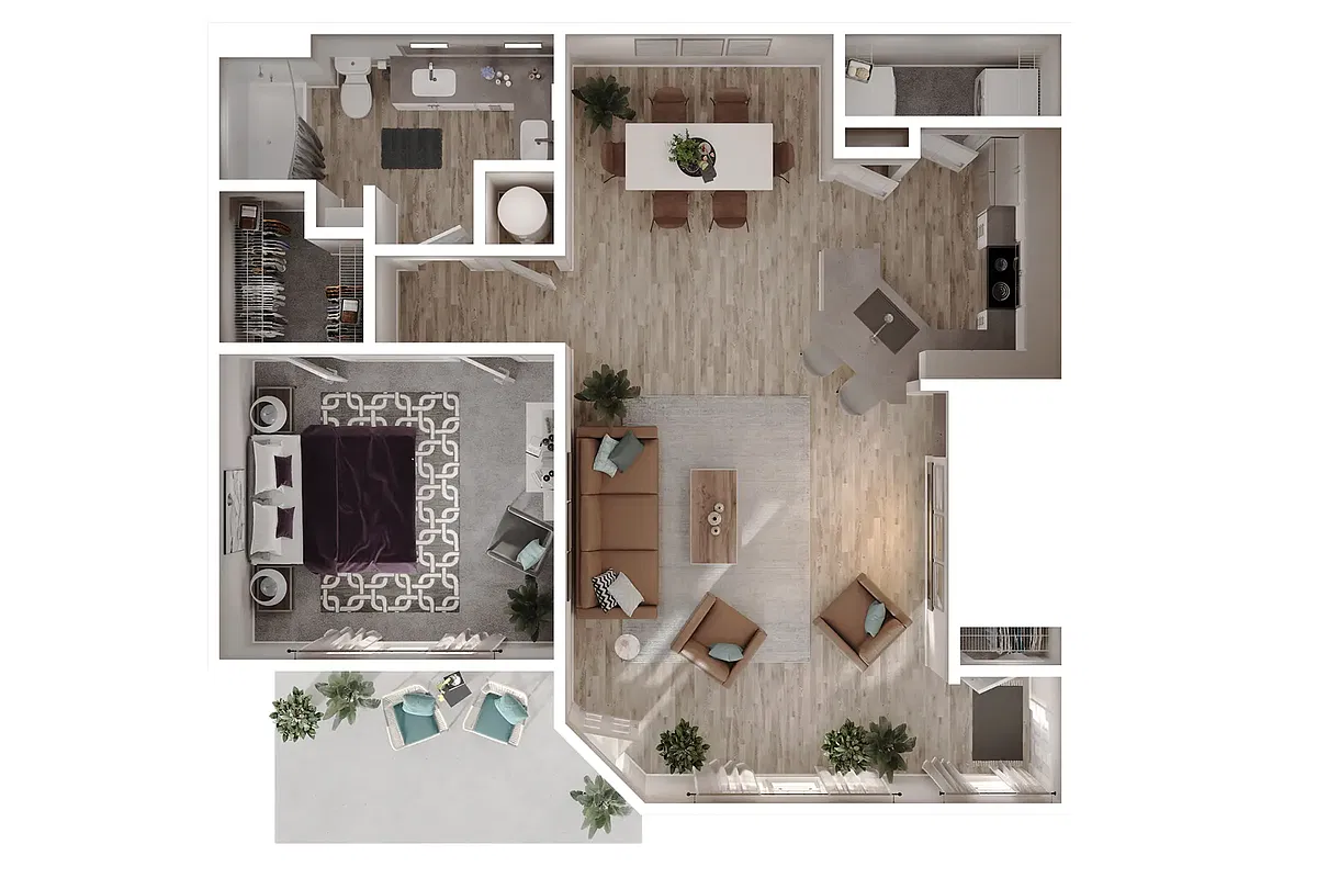 Floor plan Hampton
