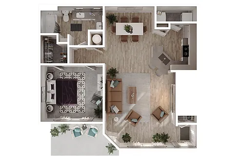 Floor plan Hampton