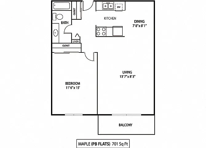 Floor plan Maple