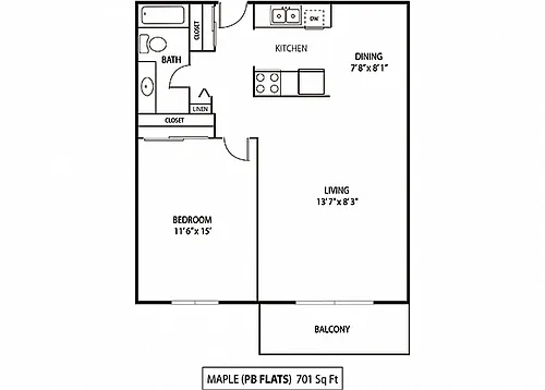 Floor plan Maple