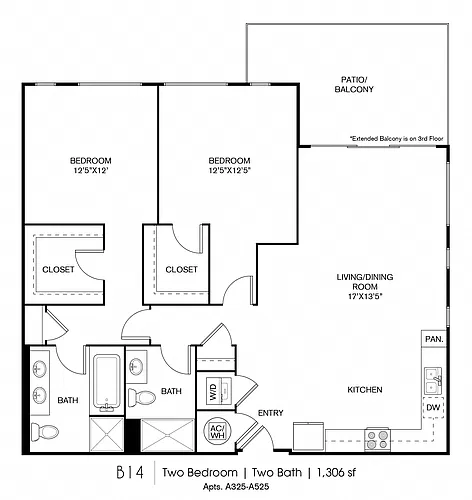 Floor plan B14