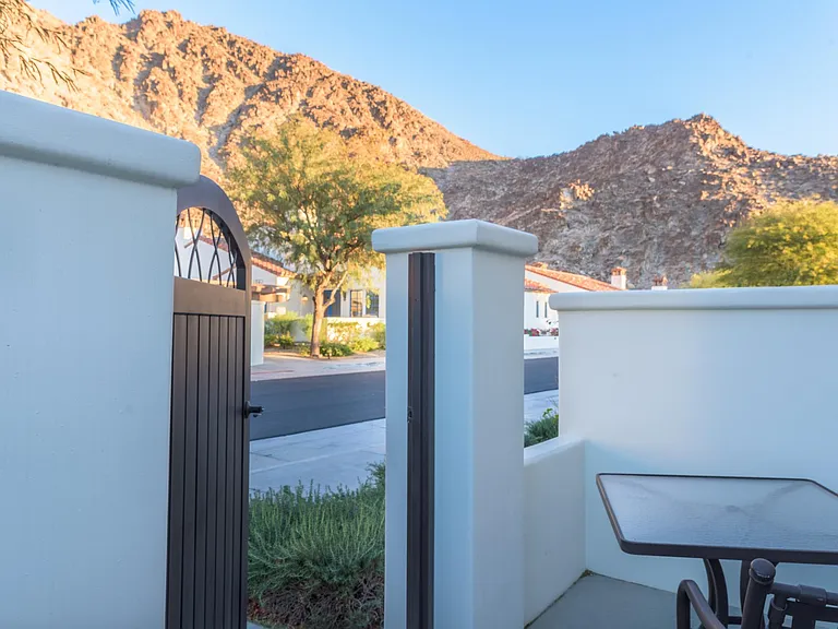 PRIVATE PATIO OFF 2ND SUITE, STEPS AWAY FROM POOL/SPA