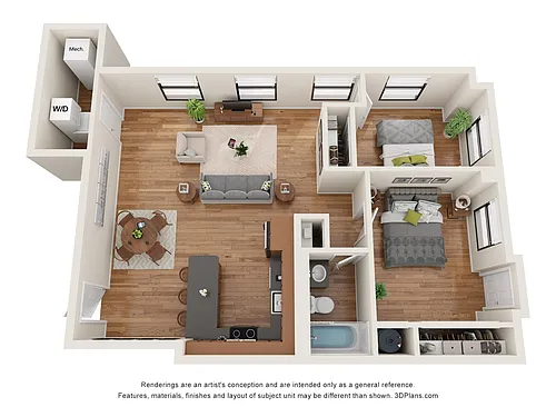 Floor plan 401