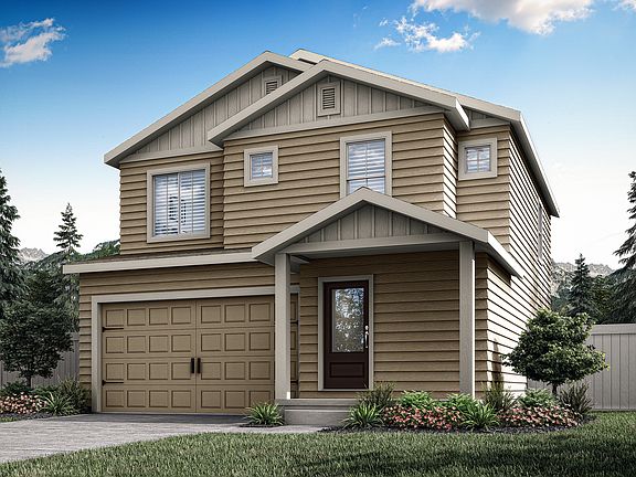 Rendering of elevation C of the Logan plan.