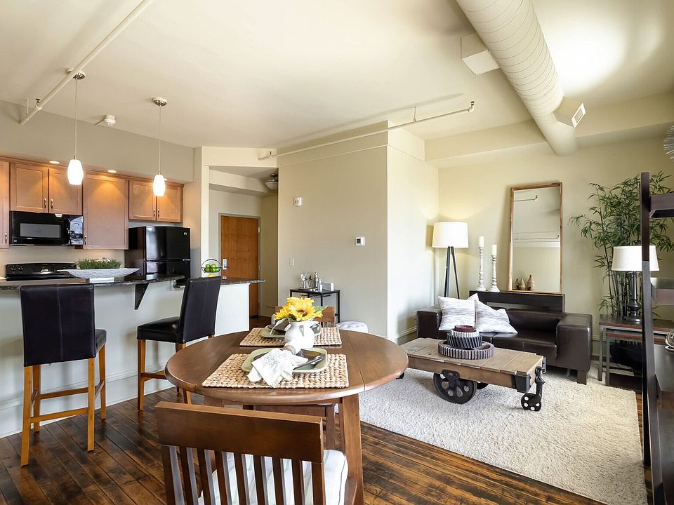 Kitchen, Dining & Living Areas