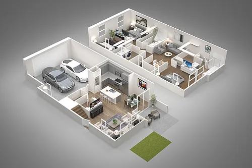 Floor plan 3 Bed/2.5 Bath