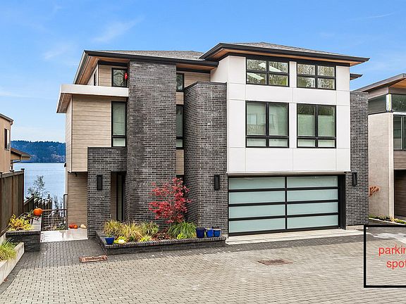 Front of house and parking spot