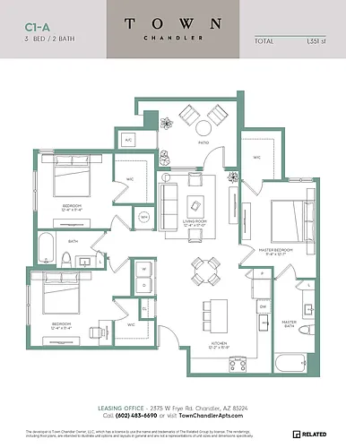 Floor plan C1-A