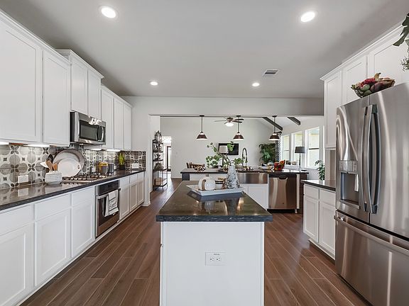 Kitchen with ample cabinet space