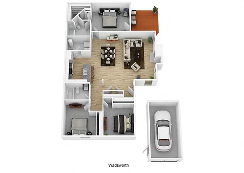 Floor plan Wadsworth