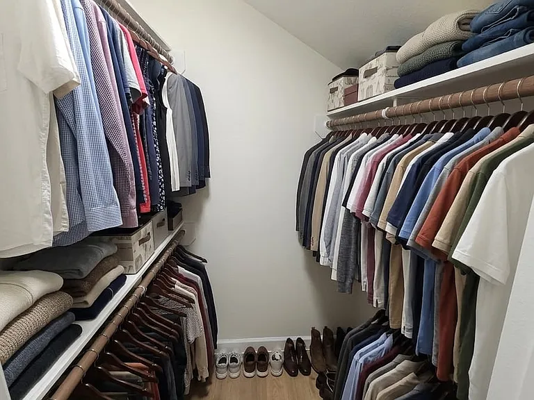 One of Two Closets for the Primary Room