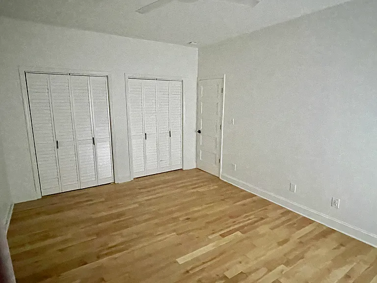 Ample bedroom closet space