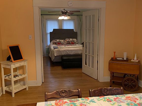 French doors open