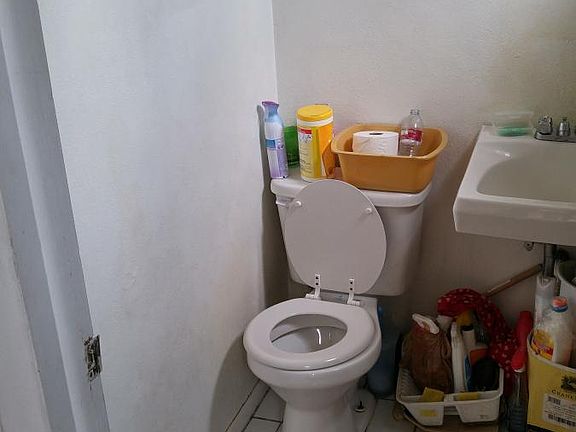 main level, half bath