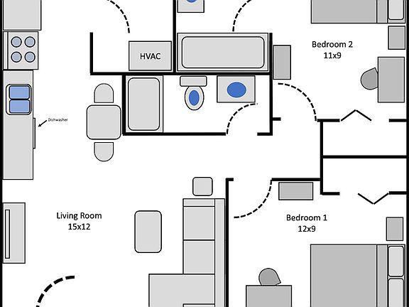 2nd image of 401 S Woodlawn Ave #2B-2Ba