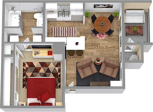 Floor plan Studio